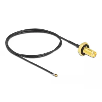 Coaxial Cable DeLOCK 12667 0.5m SMA MHF 4L LK Black