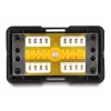 DeLOCK Network Connection Box LSA Cat.6 black Metal Plastic 41mm 69mm 26mm