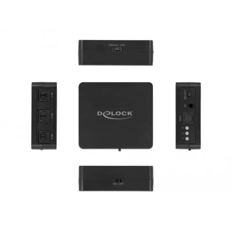 S/PDIF TOSLINK Switch DeLOCK 63395