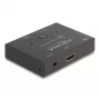 DeLOCK HDMI 2 - 1 Switch bidirectional 8K 60 Hz Metal Black