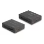 KVM extender DELOCK 65957 — HDMI & USB transmitter and receiver, wired, up to 70 m, 18 Gbit/s, 600 MHz, black