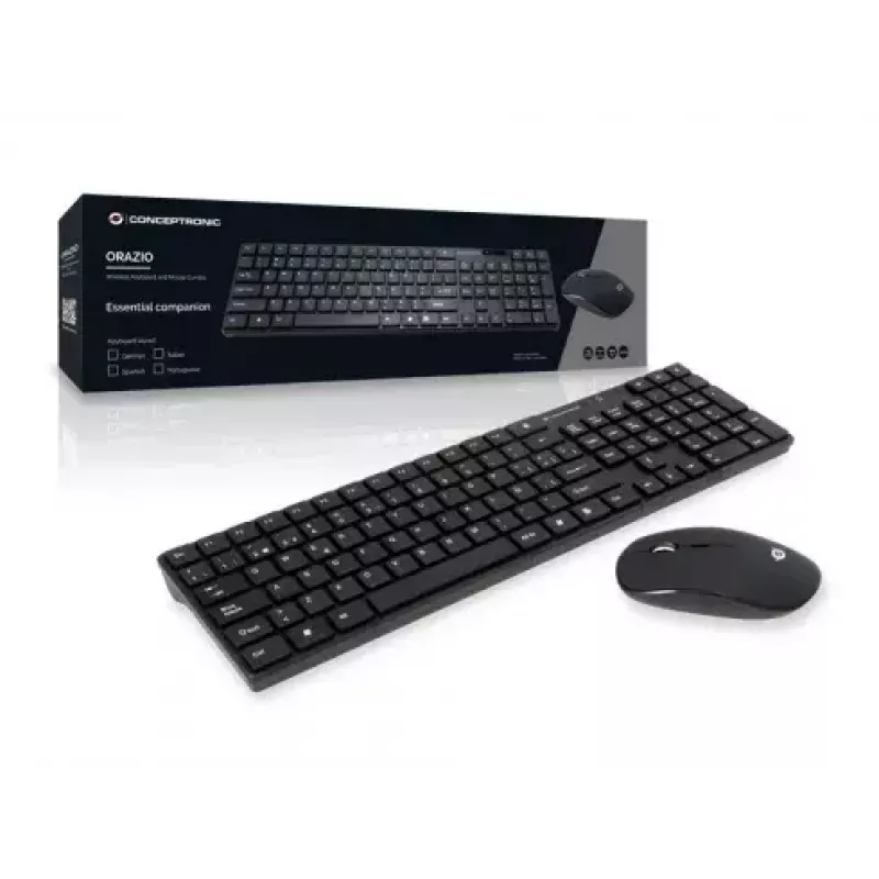 Wireless Keyboard and Mouse Conceptronic Orazio ORAZIO01ES