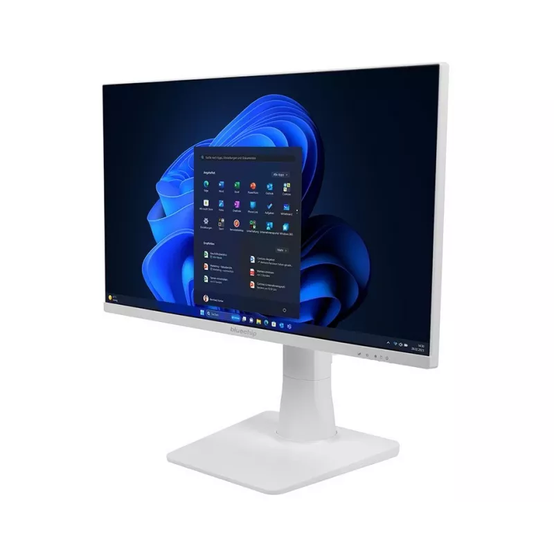 bluechip BUSINESSline AIO2350 *white* Intel® Core™ i5 Prozessor 14400 / bis zu 4.70 GHz, Windows 11 Pro, 23,8 inch LED IPS, 16 GB DDR4, 500 GB NVMe SSD, Intel® Wi-Fi 6 AX201, Bluetooth 5, Gigabit Ethernet, Intel® UHD Grafik