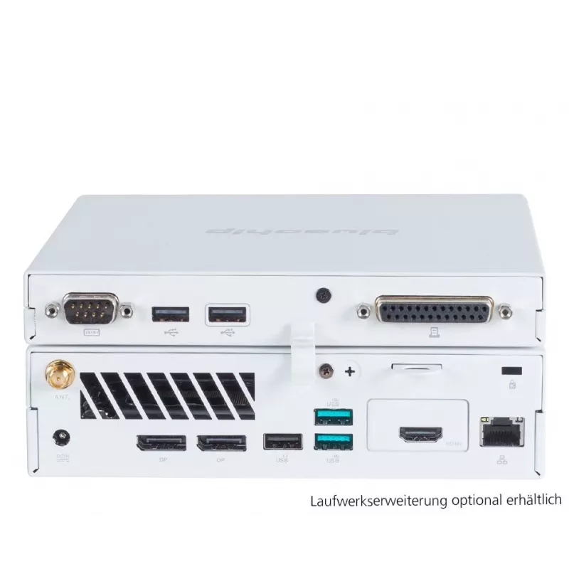 bluechip BUSINESSline S3137 *white* Intel® Core™ i3 Prozessor 14100 / bis zu 4.70 GHz, Windows 11 Pro, Intel® B760, 8 GB DDR5, 500 GB NVMe SSD, Intel® Wi-Fi 6E AX211, Bluetooth 5.3, Gigabit Ethernet, Intel® UHD Grafik