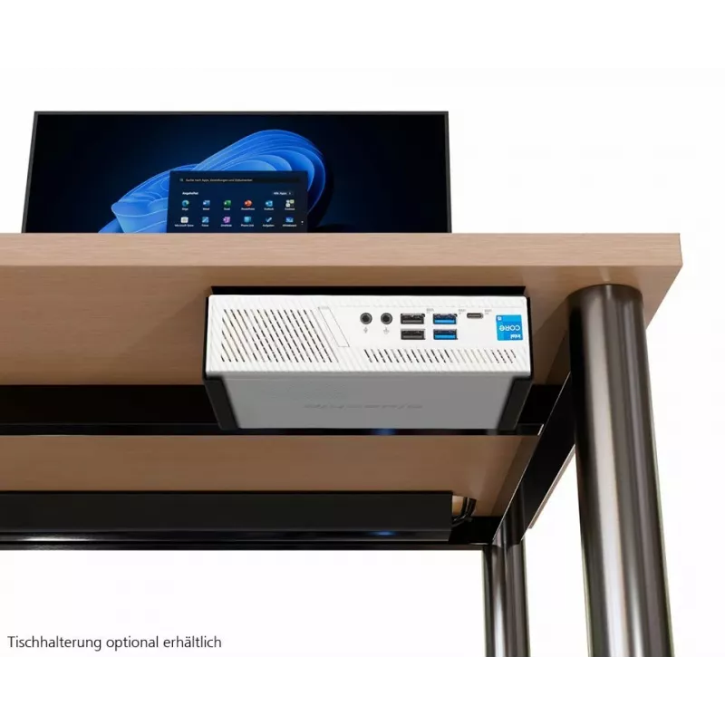 bluechip BUSINESSline S3137 *white* Intel® Core™ i3 Prozessor 14100 / bis zu 4.70 GHz, Windows 11 Pro, Intel® B760, 8 GB DDR5, 500 GB NVMe SSD, Intel® Wi-Fi 6E AX211, Bluetooth 5.3, Gigabit Ethernet, Intel® UHD Grafik