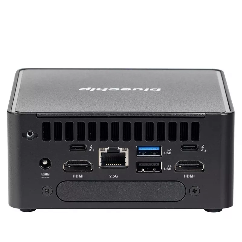bluechip BUSINESSline M1435 Intel Core 3 100U 8 GB DDR5-SDRAM 500 GB SSD Windows 11 Pro Mini PC Black