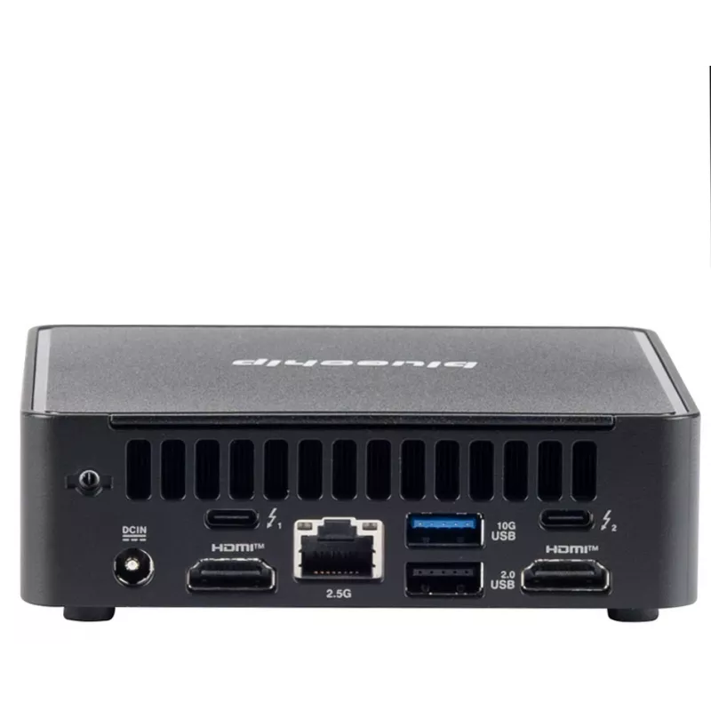 bluechip BUSINESSline M1570 Intel Core 7 240H 16 GB DDR5-SDRAM 500 GB SSD Windows 11 Pro Mini PC Black