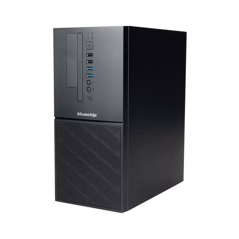bluechip BUSINESSline T3300 Intel® Core™ i3 Prozessor 14100 / bis zu 4.70 GHz, Windows 11 Pro, Intel® B760, 16 GB DDR5, 500 GB NVMe SSD, Gigabit Ethernet, Intel® UHD Grafik, DVD±RW