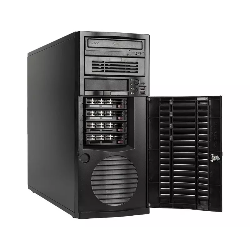 bluechip SERVERline T40321s Tower, Intel® Xeon® Silver 4410Y Prozessor / bis zu 3.90 GHz, 32 GB DDR5, 2 x 960 GB SSD, 2 x RJ45 (10 Gb/s)