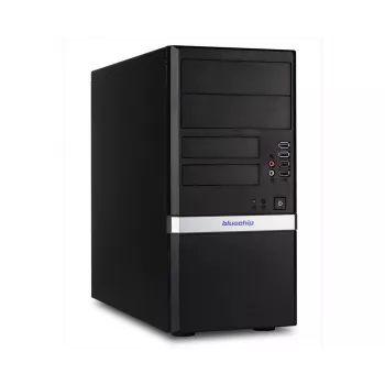 bluechip BUSINESSline T3500 Intel® Core™ i3 Prozessor 14100 / bis zu 4.70 GHz, Windows 11 Pro, Intel® H610, 16 GB DDR5, 500 GB NVMe SSD, 1 × RJ45 (1 Gb/s), Intel® UHD Grafik