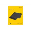 DeLOCK Ergonomic Mouse Pad with Gel Wrist Rest left-hander black