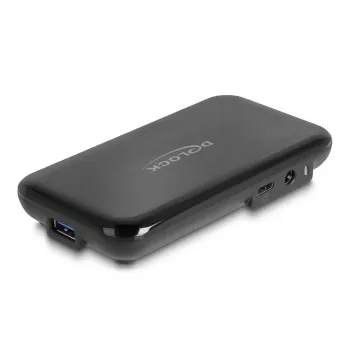 DeLOCK 64209 USB 3.2 Gen 2 Type-C Hub 10000 Mbit/s Black