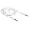 Audio Cable DeLOCK 83440 1m 3.5mm White