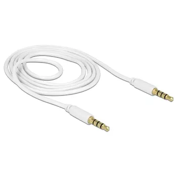 Audio Cable DeLOCK 83440 1m 3.5mm White