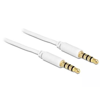 Audio Cable DeLOCK 83440 1m 3.5mm White