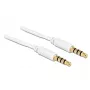 Audio Cable DeLOCK 83440 1m 3.5mm White