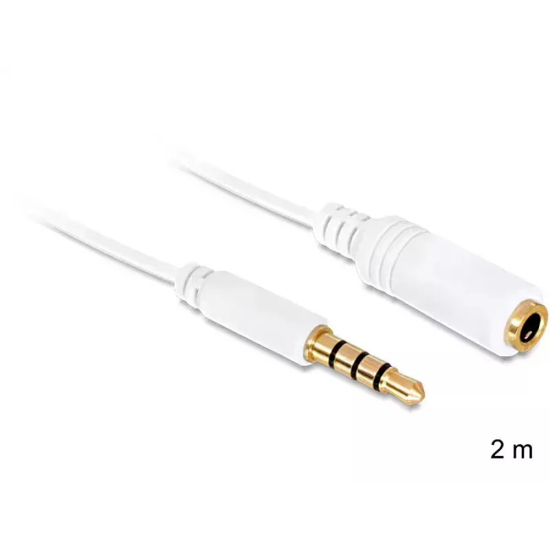 Audio Cable DeLOCK 3.5mm 2m White