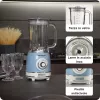 Ariete 583, Vintage Blender with 1.5 Liter glass cup, 4 Stainless Steel Blades, 4 Speeds + Pulse, 1000 Watt, Blue