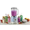Ariete 583, Vintage Blender with 1.5 Liter glass cup, 4 Stainless Steel Blades, 4 Speeds + Pulse, 1000 Watt, Blue