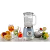 Ariete 583, Vintage Blender with 1.5 Liter glass cup, 4 Stainless Steel Blades, 4 Speeds + Pulse, 1000 Watt, Blue