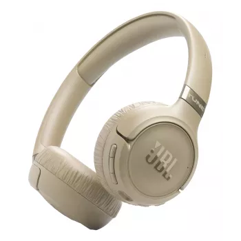 Headset JBL Tune 680NC, wired & wireless (Bluetooth, USB-C), supra-aural, head-band, beige, 20–20000 Hz, 161 g