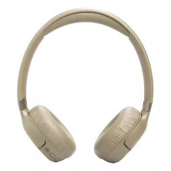 Headset JBL Tune 680NC, wired & wireless (Bluetooth, USB-C), supra-aural, head-band, beige, 20–20000 Hz, 161 g
