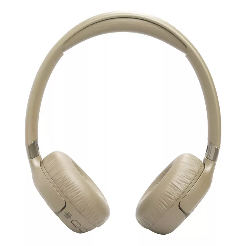 Headset JBL Tune 680NC, wired & wireless (Bluetooth, USB-C), supra-aural, head-band, beige, 20–20000 Hz, 161 g