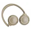 Headset JBL Tune 680NC, wired & wireless (Bluetooth, USB-C), supra-aural, head-band, beige, 20–20000 Hz, 161 g