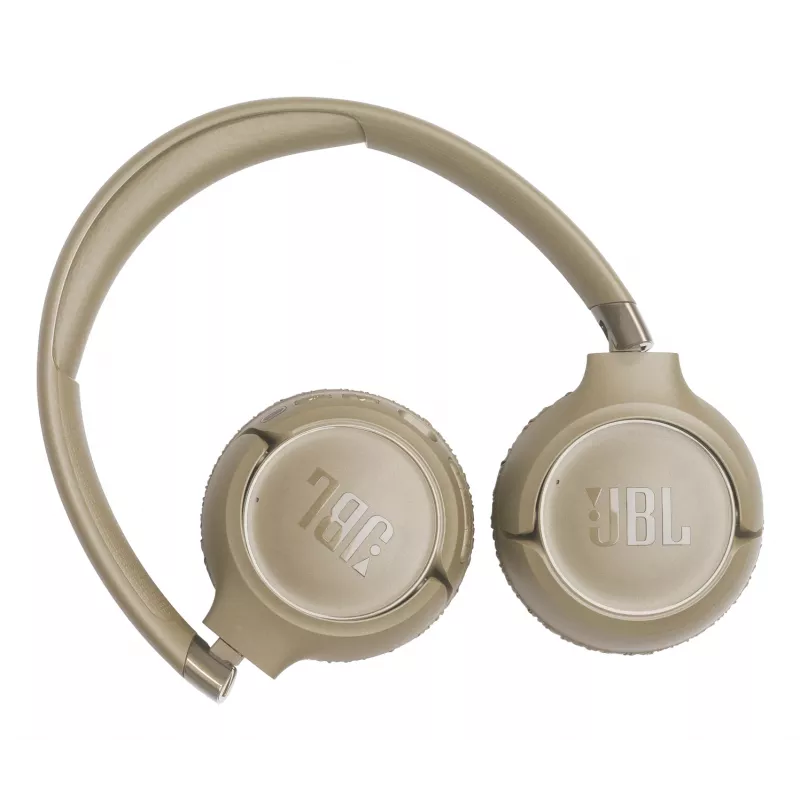 Headset JBL Tune 680NC, wired & wireless (Bluetooth, USB-C), supra-aural, head-band, beige, 20–20000 Hz, 161 g