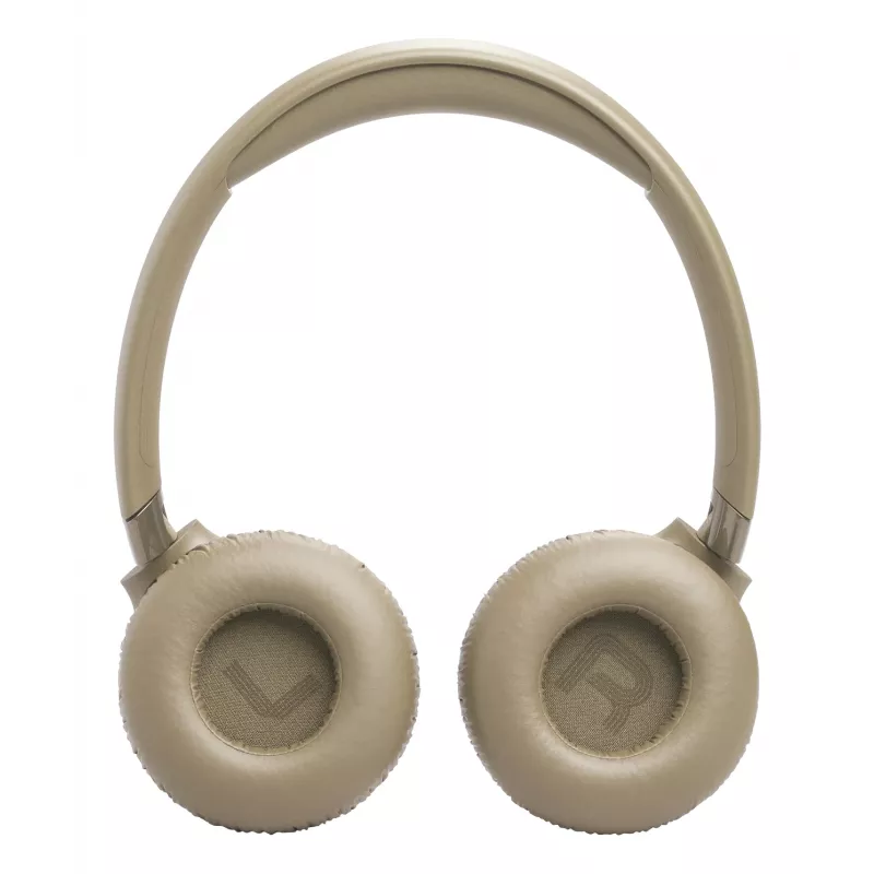 Headset JBL Tune 680NC, wired & wireless (Bluetooth, USB-C), supra-aural, head-band, beige, 20–20000 Hz, 161 g