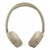 Headset JBL Tune 680NC, wired & wireless (Bluetooth, USB-C), supra-aural, head-band, beige, 20–20000 Hz, 161 g