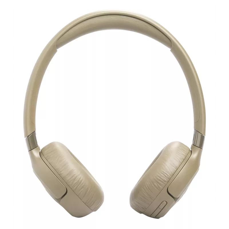 Headset JBL Tune 680NC, wired & wireless (Bluetooth, USB-C), supra-aural, head-band, beige, 20–20000 Hz, 161 g