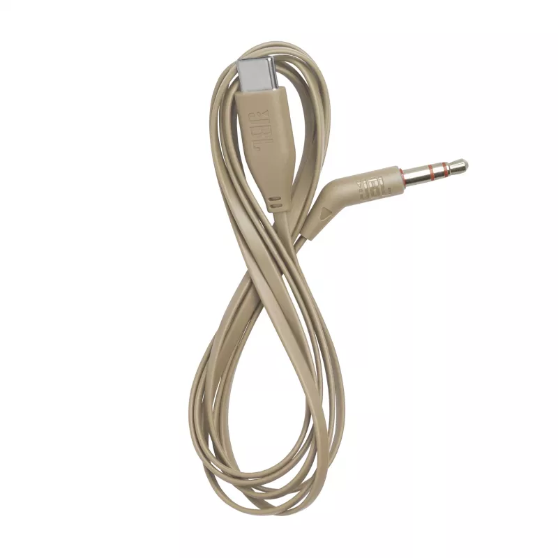 Headset JBL Tune 680NC, wired & wireless (Bluetooth, USB-C), supra-aural, head-band, beige, 20–20000 Hz, 161 g