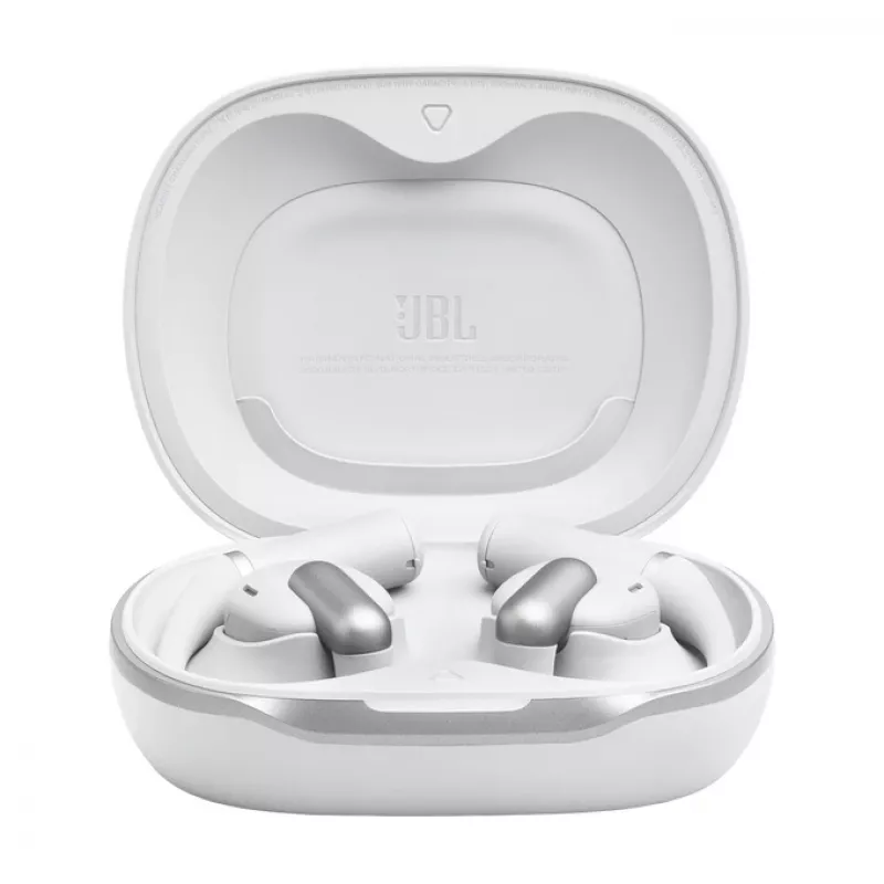 Headset JBL Sense Pro TWS ear-hook, for calls and music, 20–40000 Hz, USB-C charging stand, White