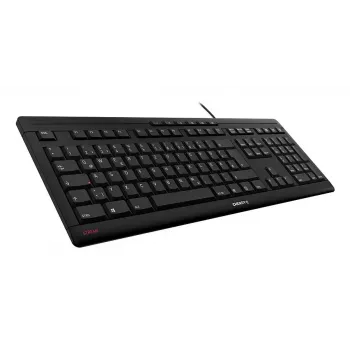 CHERRY STREAM keyboard Home/Office USB QWERTY Portuguese Black Grey Full-size 115 keys