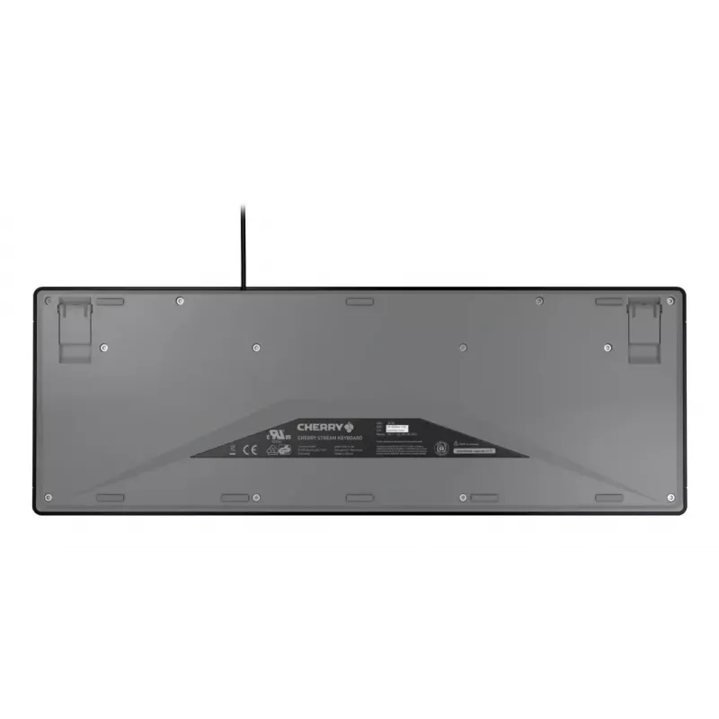 CHERRY STREAM keyboard Home/Office USB QWERTY Portuguese Black Grey Full-size 115 keys