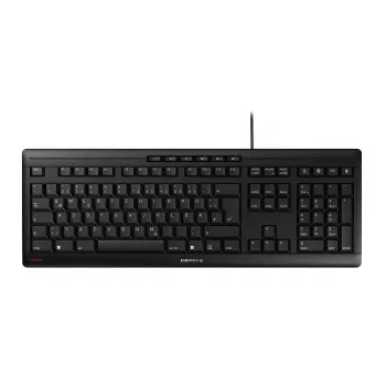 CHERRY STREAM keyboard Home/Office USB QWERTY Portuguese Black Grey Full-size 115 keys
