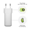Wall Charger USB-C 45W d bramante re-charge Pro — Indoor AC, 110–240V, White