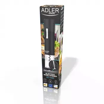 Bottle Opener Adler AD 4490 Black Silver Transparent