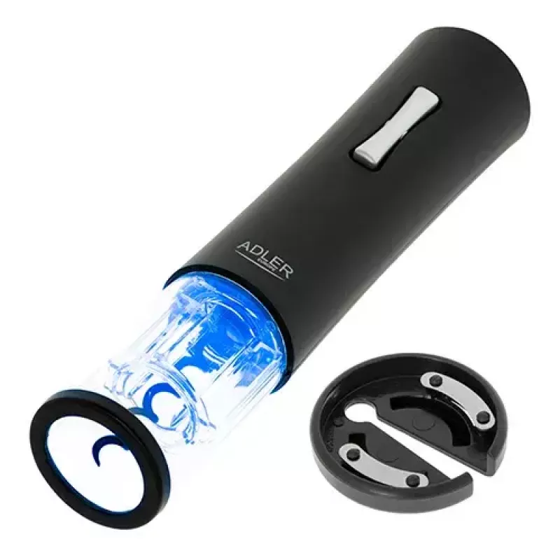Bottle Opener Adler AD 4490 Black Silver Transparent