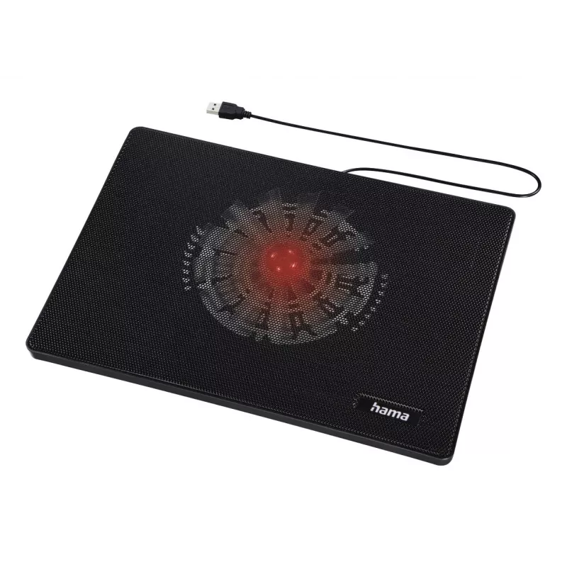 Hama Slim laptop cooling pad 39.6 cm (15.6 inch) Black