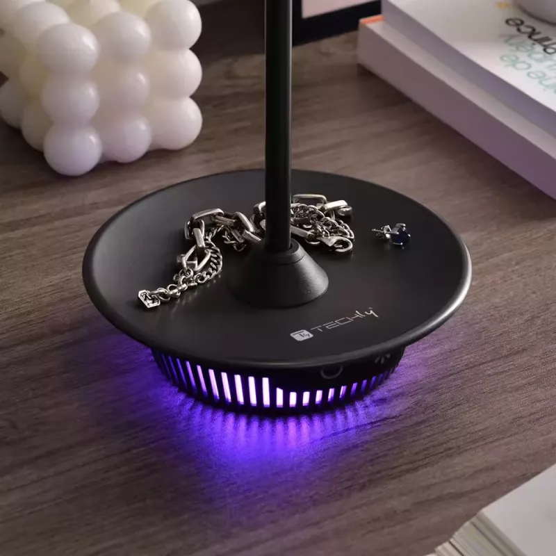 Techly I-LAMP-TABLE3 table lamp SMD LED Module 1 W SMD LED D Black