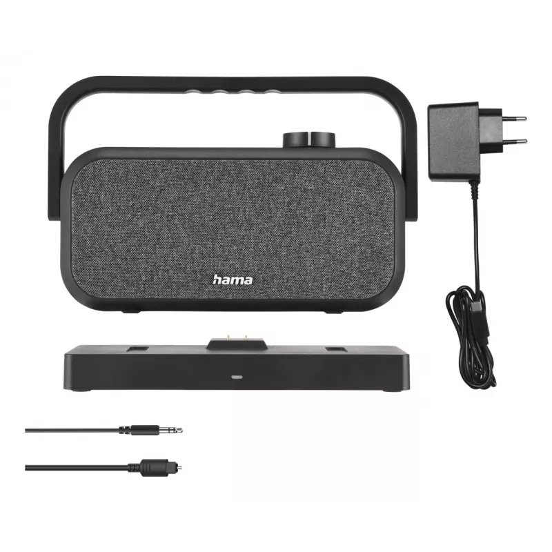 Hama 00221849 loudspeaker Black, Grey Wireless