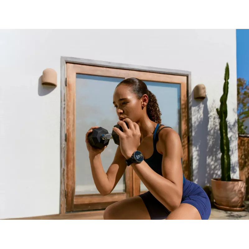Smartwatch Amazfit Active Max round AMOLED 1.5 inch 480×480 Touchscreen 64MB RAM 4GB 658mAh Black