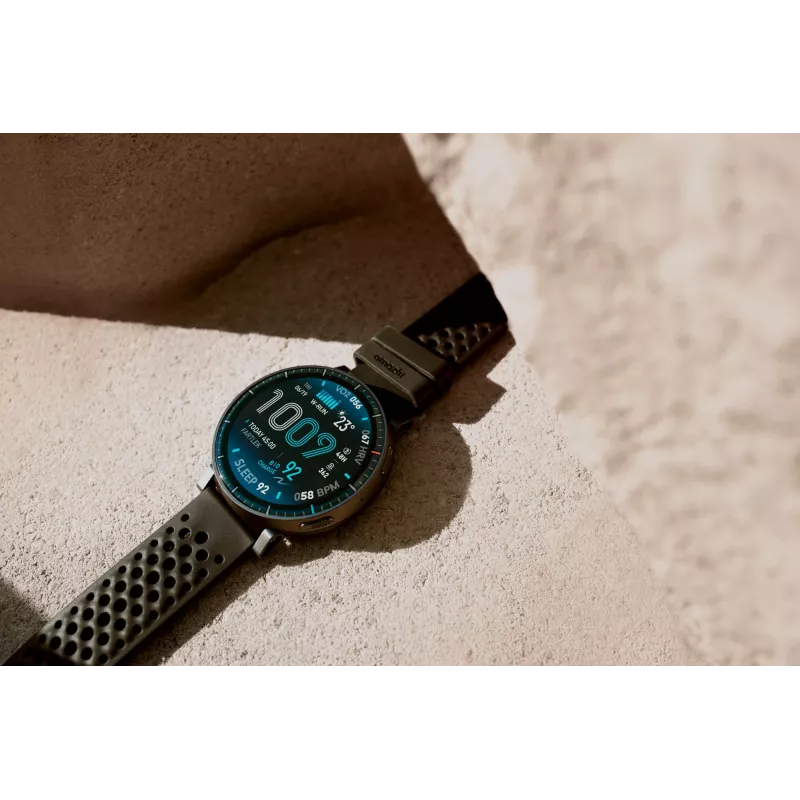 Smartwatch Amazfit Active Max round AMOLED 1.5 inch 480×480 Touchscreen 64MB RAM 4GB 658mAh Black
