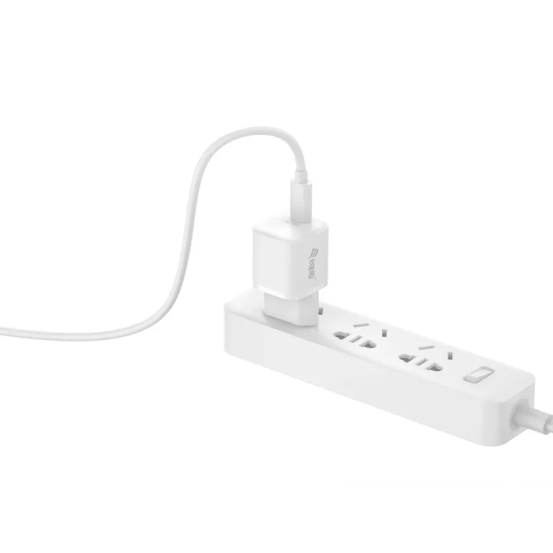 Equip 1-Port 20W USB-C PD Charger Indoor AC White 100-240V