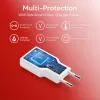 Wall charger EQUIP 1-Port 20W GaN USB-C PD — 100–240V input, 12V max output, white