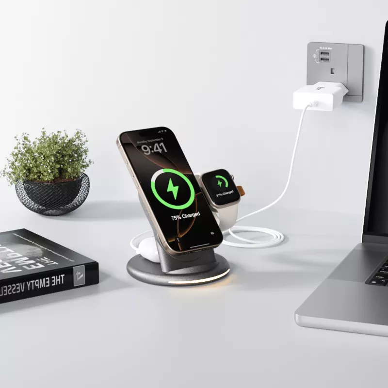Wall charger EQUIP 1-Port 20W GaN USB-C PD — 100–240V input, 12V max output, white