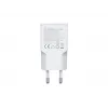 EQUIP 2‑Port 20W GaN Slim USB PD Charger — USB‑C x1, USB‑A x1, Input 100–240V, Max Output 12V, White