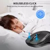 EQUIP Ambidextrous 6-Button Dual Mode Wireless Mouse, Optical 1600 DPI, RF + Bluetooth, Black